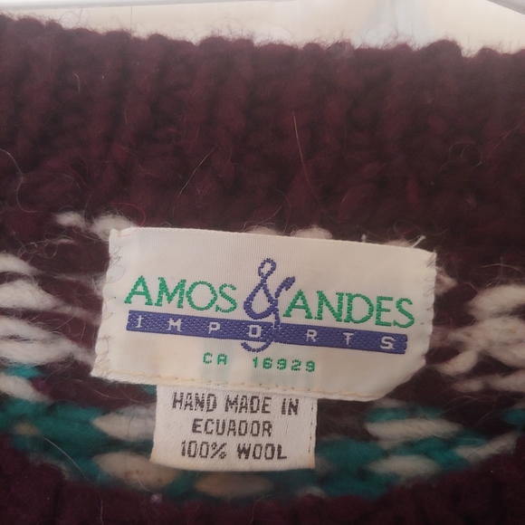 Ecuadorian WOOL Sweater - Picture 2 of 4